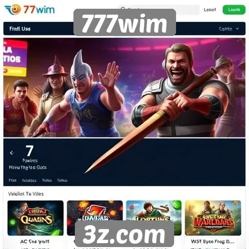 Oferta de jogos ao vivo no 777wim
