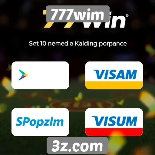 Métodos de pagamento no 777wim